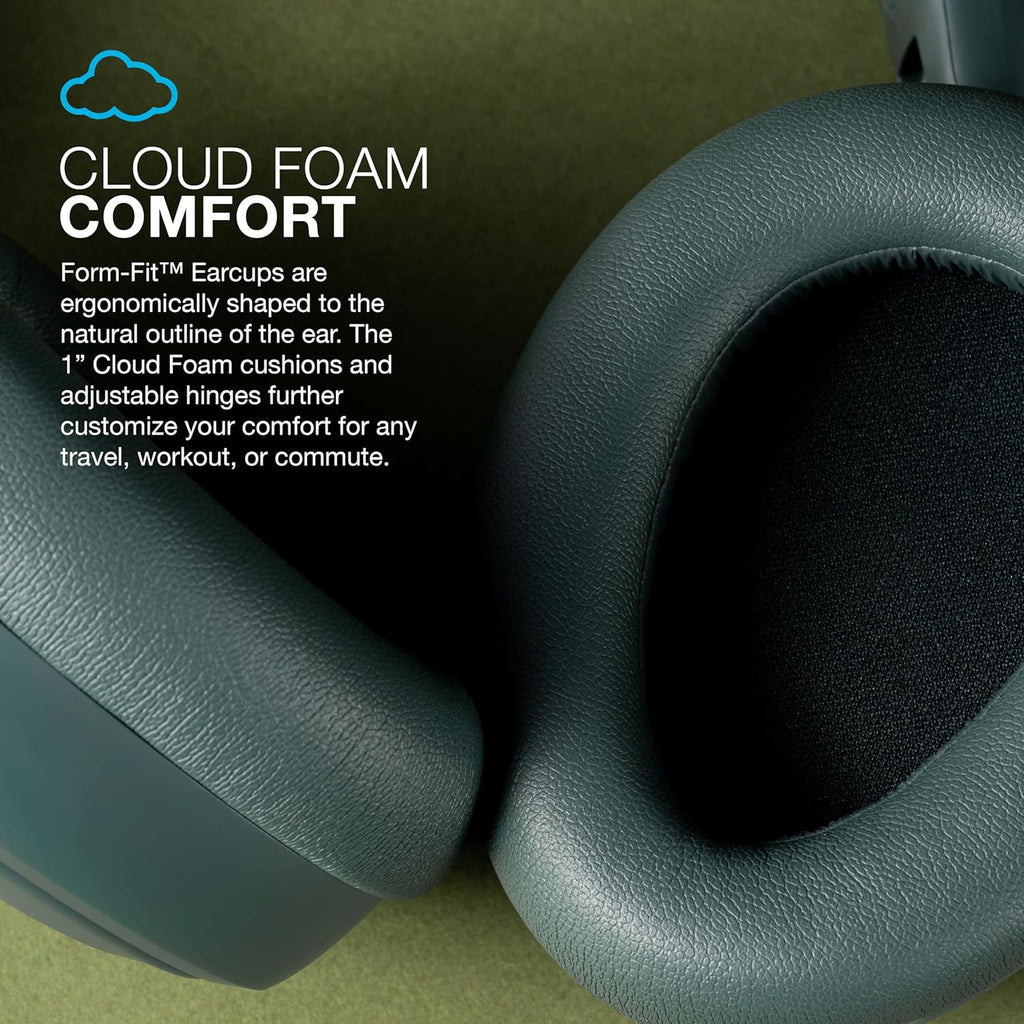 JBuds Lux ANC, Over Ear Headphones, Active Noise Cancelling, Bluetooth, Spatial Audio, Sage