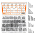 300PCS Compression Springs Assortment Kit 23 Different Sizes Small Spring 304 Stainless Steel Mechanical Mini Springs