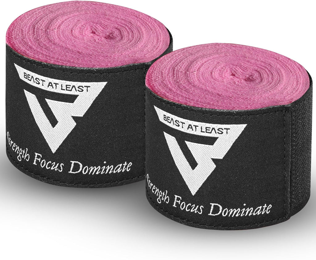 Boxing Hand Wraps, 180 Inches Inner Gloves with Thumb Loop | Elasticated Knuckle Protection for Martial Arts | Soft