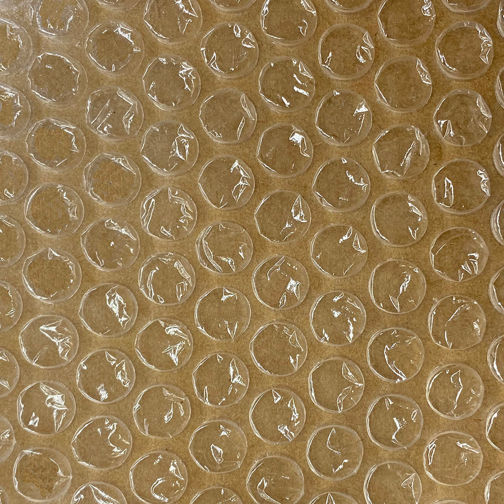 Kraft Backed Bubble Cushioning, 12" x 125', Small 3/16"
