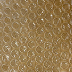 Kraft Backed Bubble Cushioning, 12" x 125', Small 3/16"