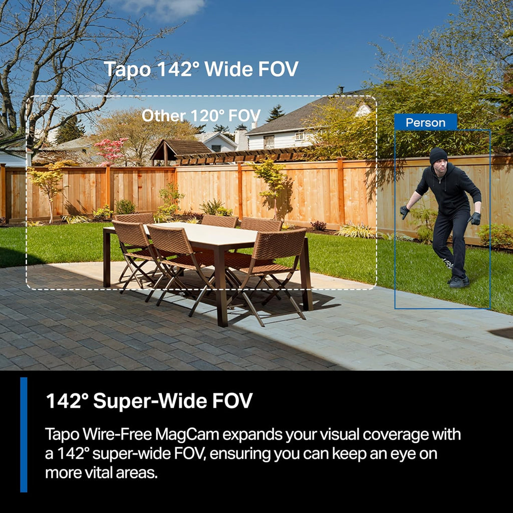MagCam 2K+ - 2026 Wirecutter Best Outdoor Security Camera & PCMag Editors' Choice, Wireless Battery Power, Magnetic