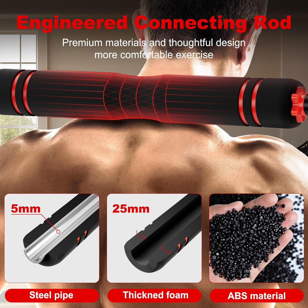 Adjustable Dumbbell Set, 20/30/45/70/90lbs, 5 in 1 Multi-Function Dumbbells | Converts to Barbell Kettlebell&Push up