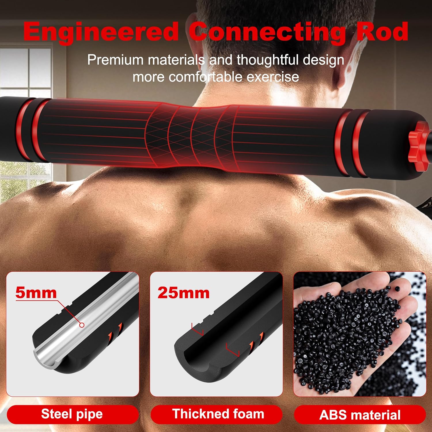 Adjustable Dumbbell Set, 20/30/45/70/90lbs, 5 in 1 Multi-Function Dumbbells | Converts to Barbell Kettlebell&Push up