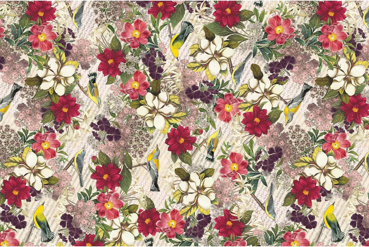 Bulk 240 Sheet-Count 20 x 30 Premium Printed Tissue Paper Available in 12 Designs, Botanic