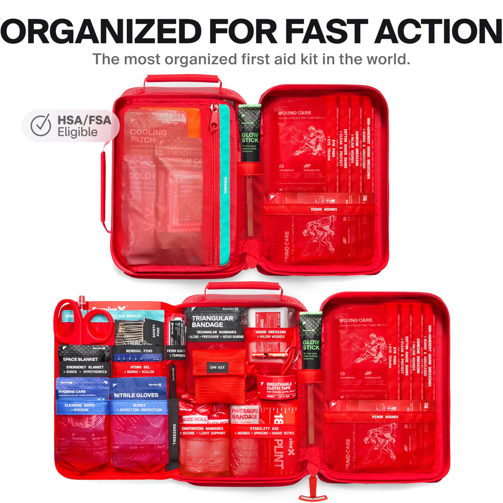 Waterproof First Aid Kit, Emergency Kit for 3-4 People