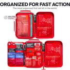 Waterproof First Aid Kit, Emergency Kit for 3-4 People