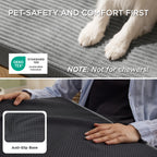 ComfyFleece Large Dog Bed for Crate with Washable Cover, 35x22
