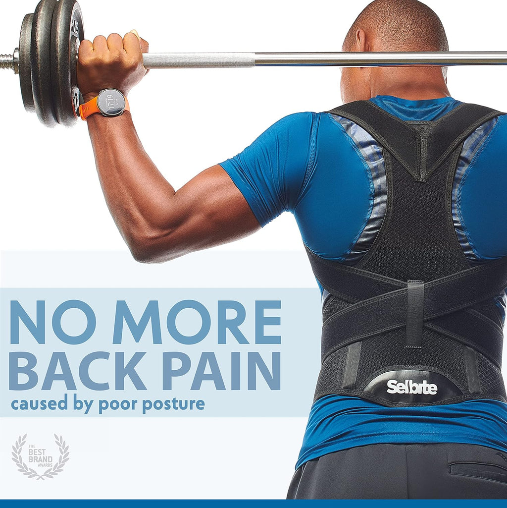 Posture Corrector for Men and Women, Full Back Support Brace