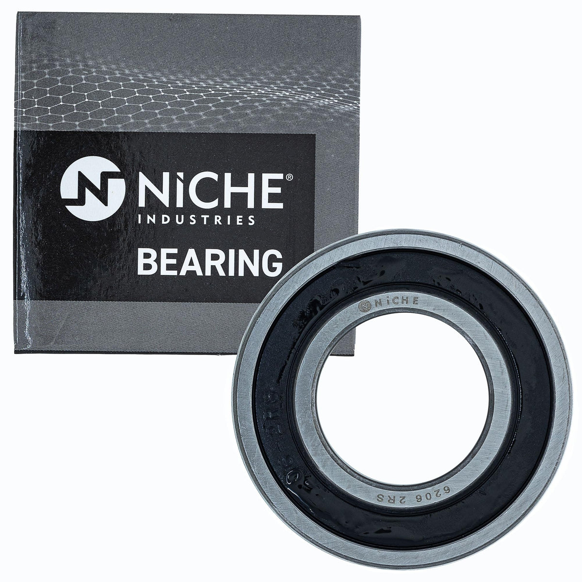 NICHE Wheel Bearing 6206-2RS 30x62x16mm Single Row Deep Groove 10 Pack