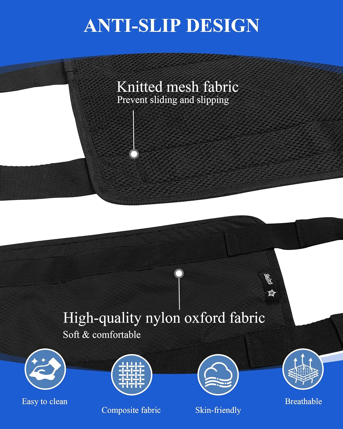 Transfer Sling Lift Assist Gait Belt for Seniors and Disabled