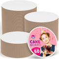 Cake Boards 10 Inch Round Pack of 50 for Cakes, Pizza