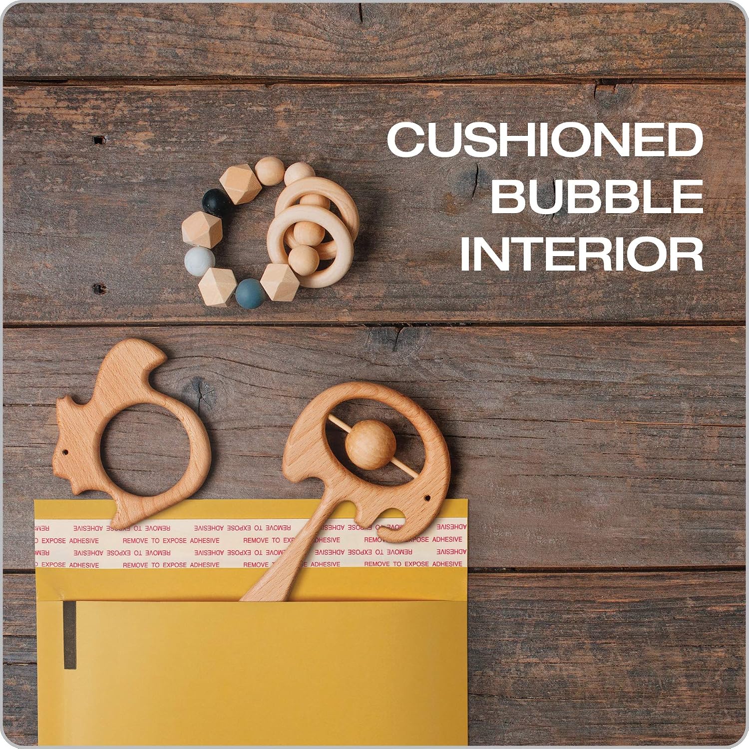 Bubble Mailers, 6 x 9 Shipping Envelopes, Self-Seal, Durable Brown Kraft Padded Envelopes, Redi-Strip Peel Off