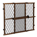 Position & Lock Adjustable Wood Baby Gate (Farmhouse Collection)