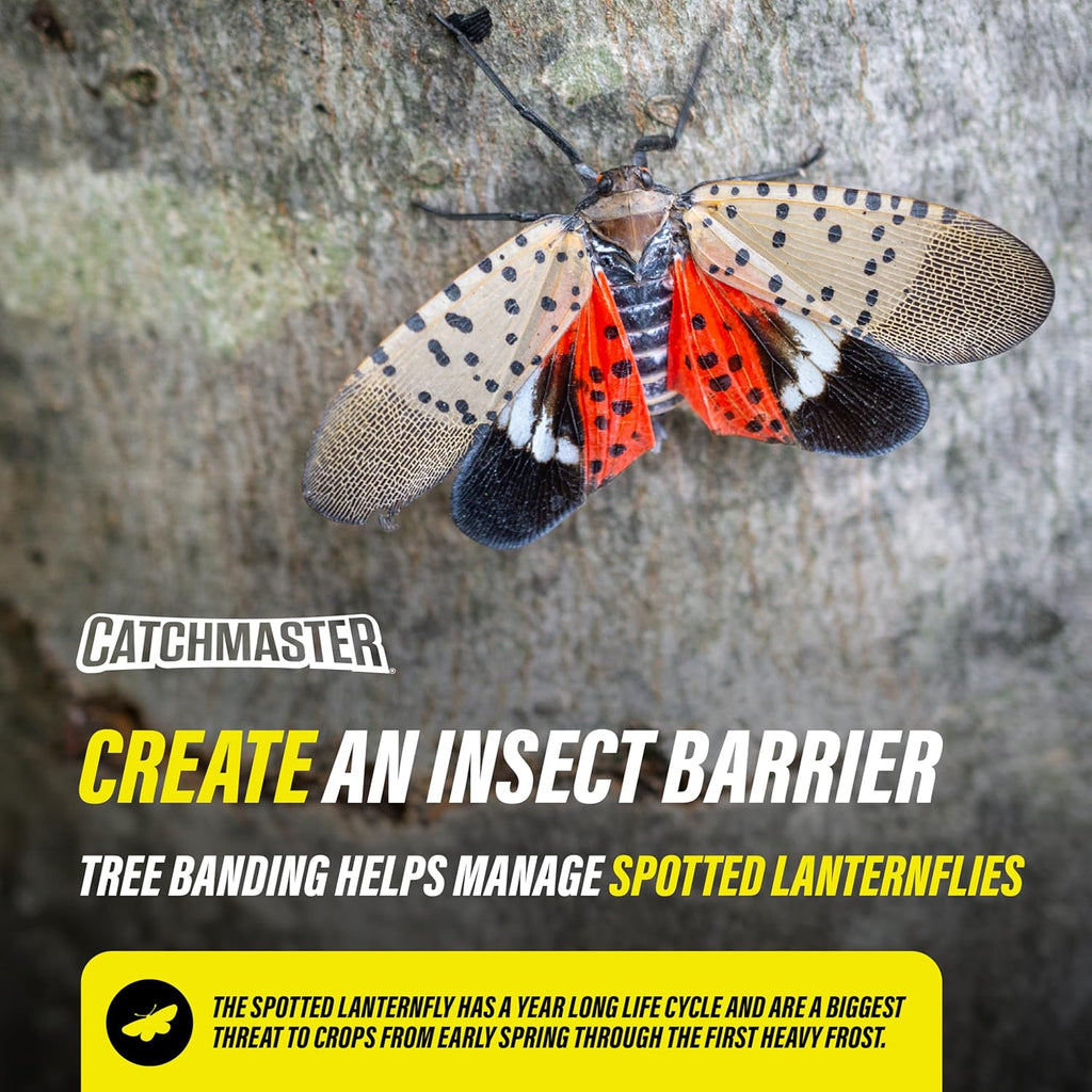 Tree Banding Insect Barrier DIY 15oz Pail, Lanternfly & Ant Traps, Outdoor Adhesive Crawling Insect Trap to Protect