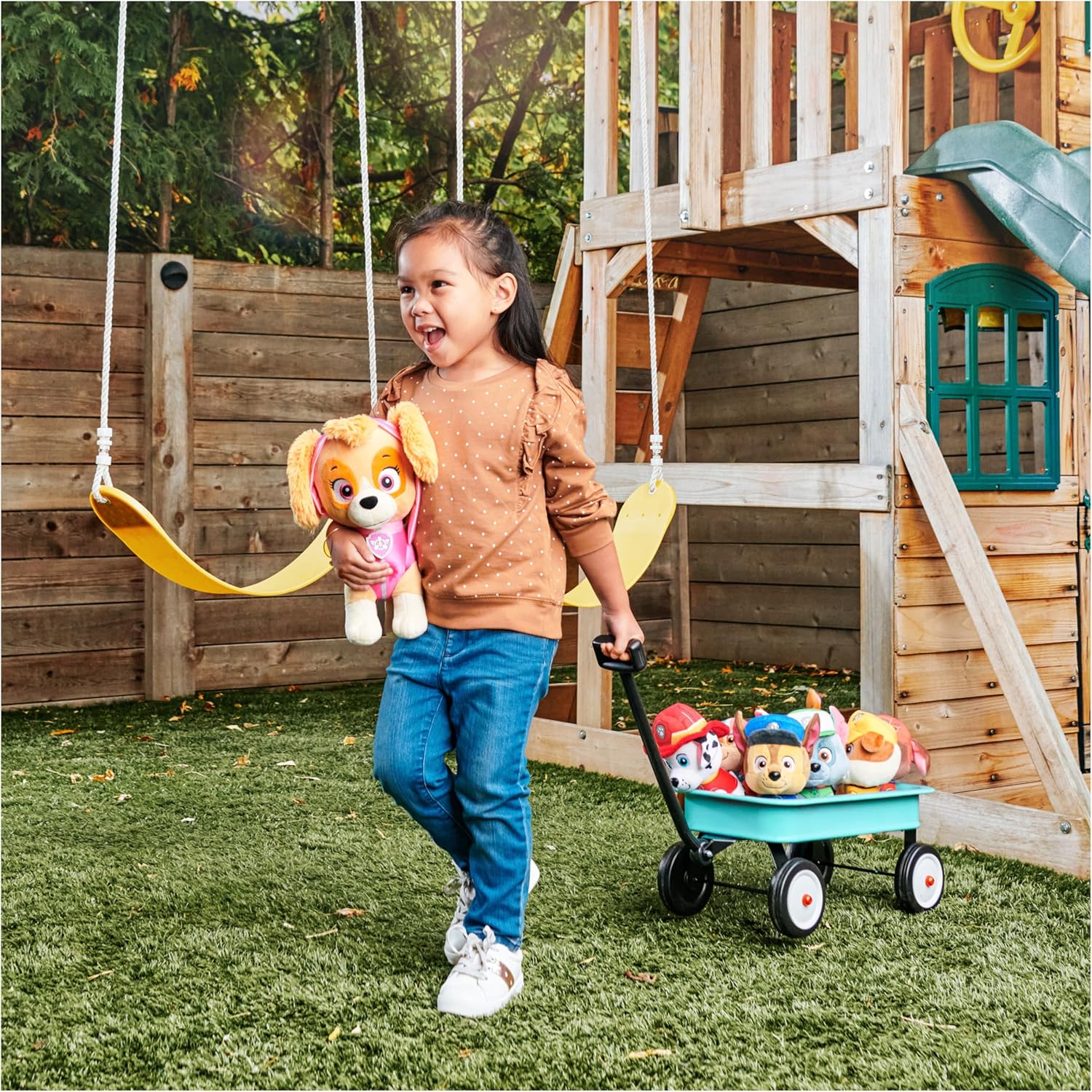GUND Official PAW Patrol Skye in Signature Aviator Pilot Uniform Plush Toy, Stuffed Animal for Ages 1 and Up, 6"