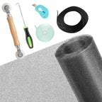 Window Screen & Screen Door Mesh Repair Kit, Grey