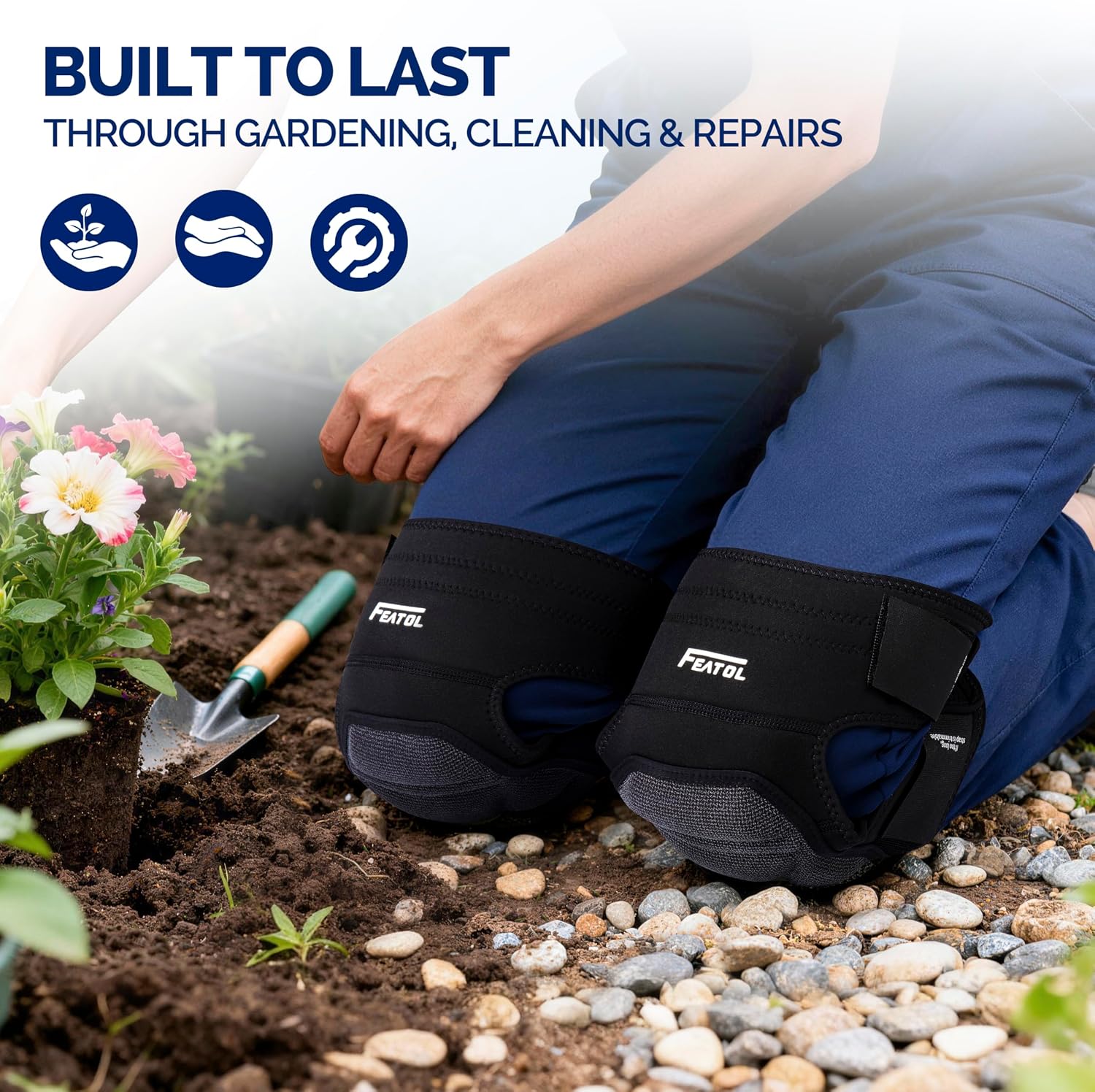 Knee Pads for Work Men Women, Soft Foam Cushioning