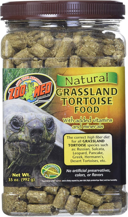 Natural Tortoise Food, 35-Ounce, Grassland