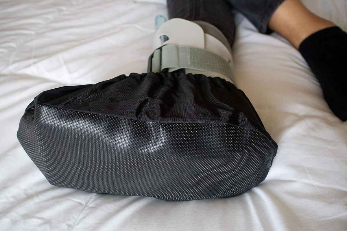 1 Fracture Walking Boot Cover - Black, Large