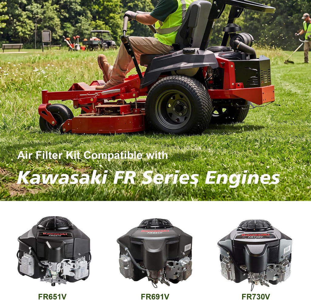 Heavy Duty Canister Air Filter Upgrade Kit for Kawasaki FR Series Engines