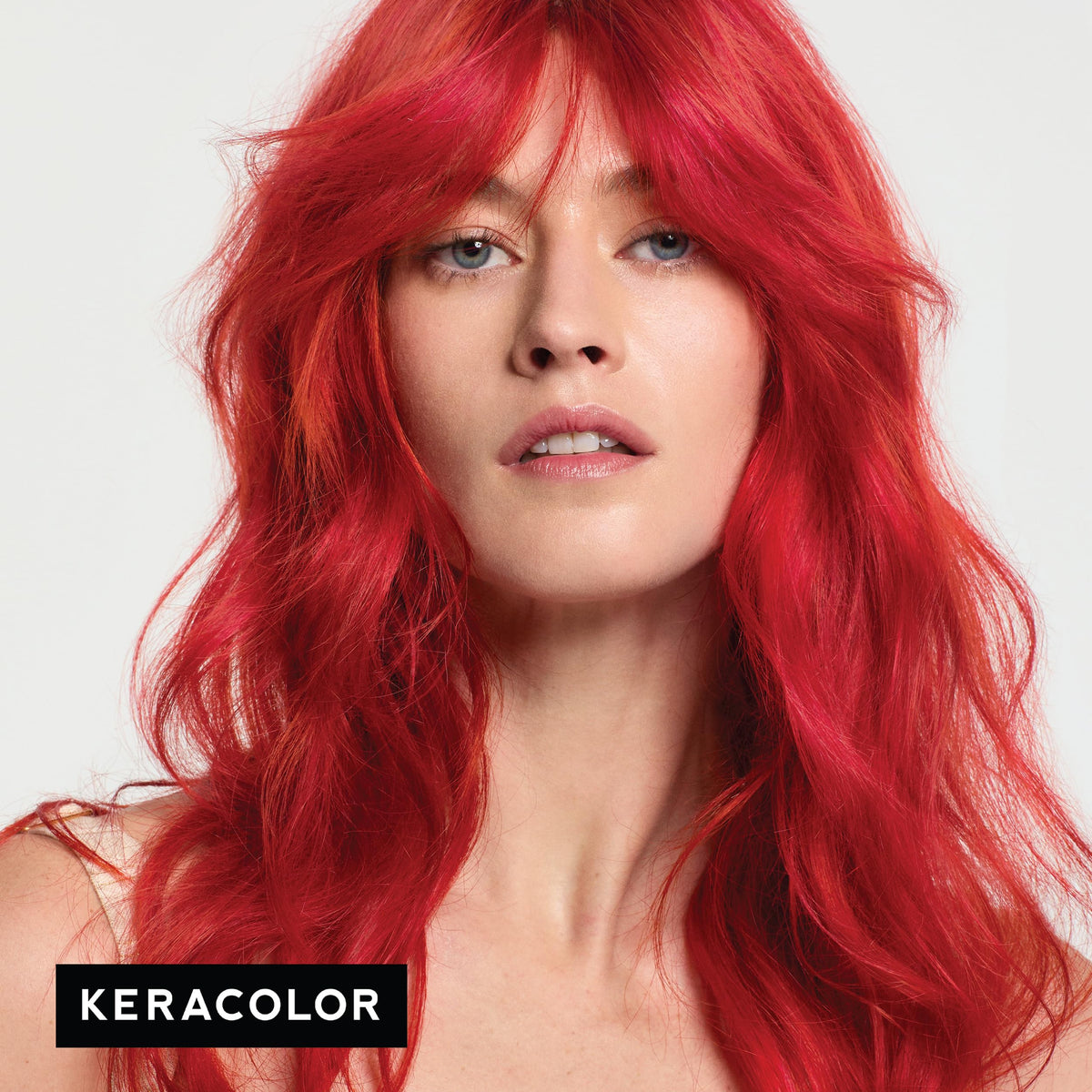 Color + Clenditioner, Semi-Permanent Hair Color, Red, 12 Fl Oz