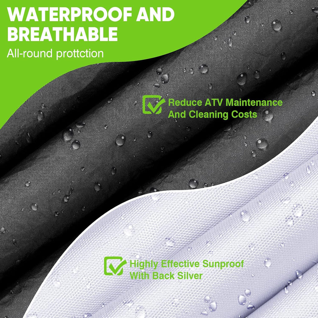 ATV Cover Heavy Duty Waterproof 4 Wheeler Cover for Honda XL | ATV Covers Waterproof Outdoor Heavy Duty Quad Cover