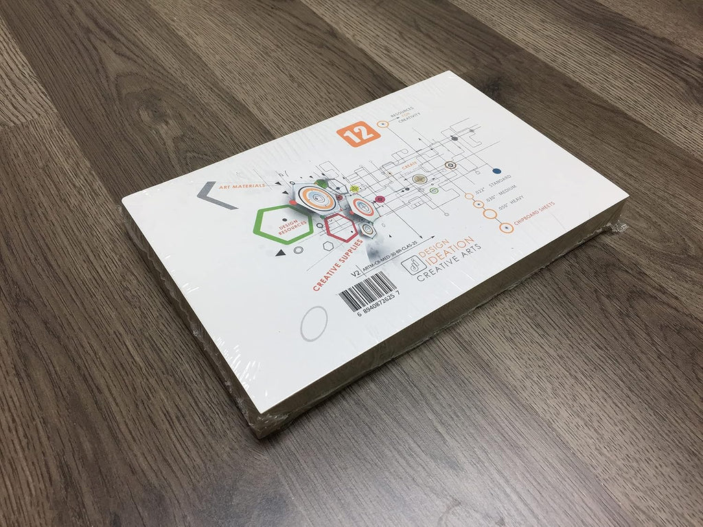 Medium Weight Chipboard Sheets. STUDIO 12 Brand. (5.5" x 8.5") .030” Thickness. (25 Sheets)