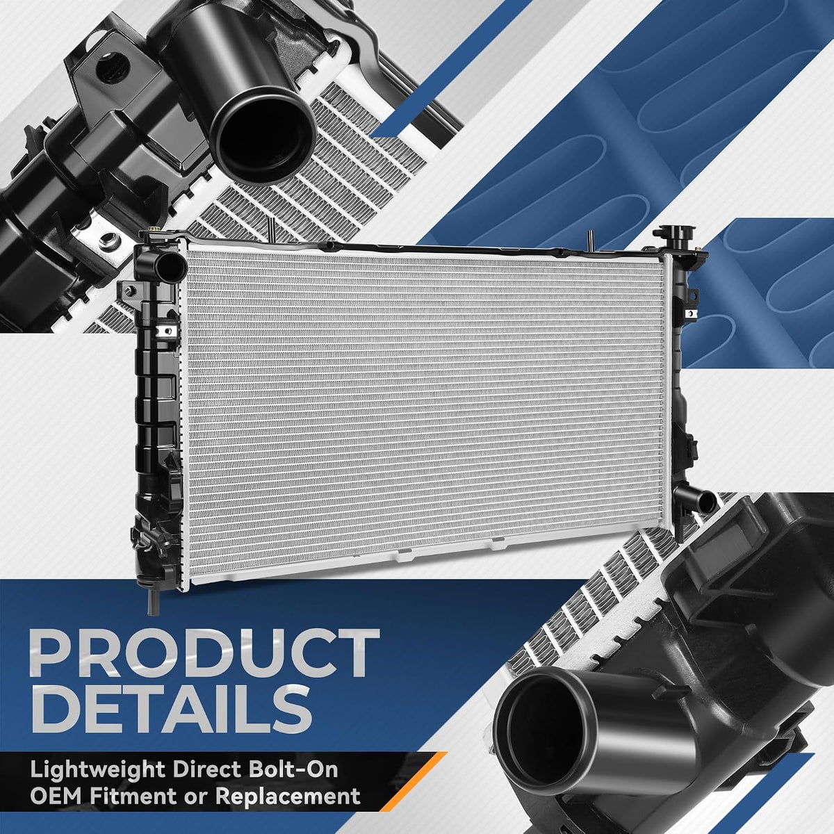 Auto Dynasty 2795 Radiator for 2005-2007 Chrysler Voyager Dodge Caravan