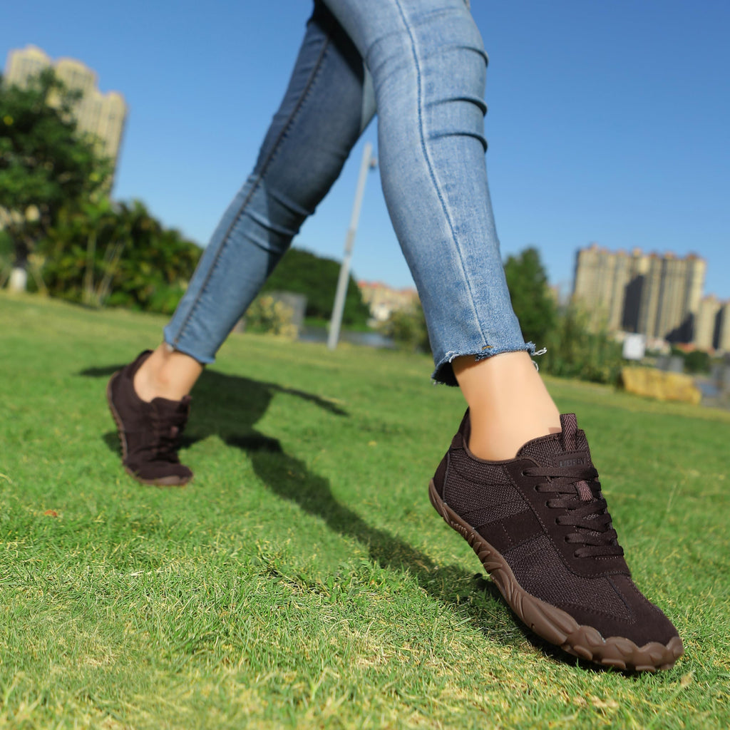 Womens Barefoot Shoes Wide Toe Box Zero Drop Hiking Sneakers for Men