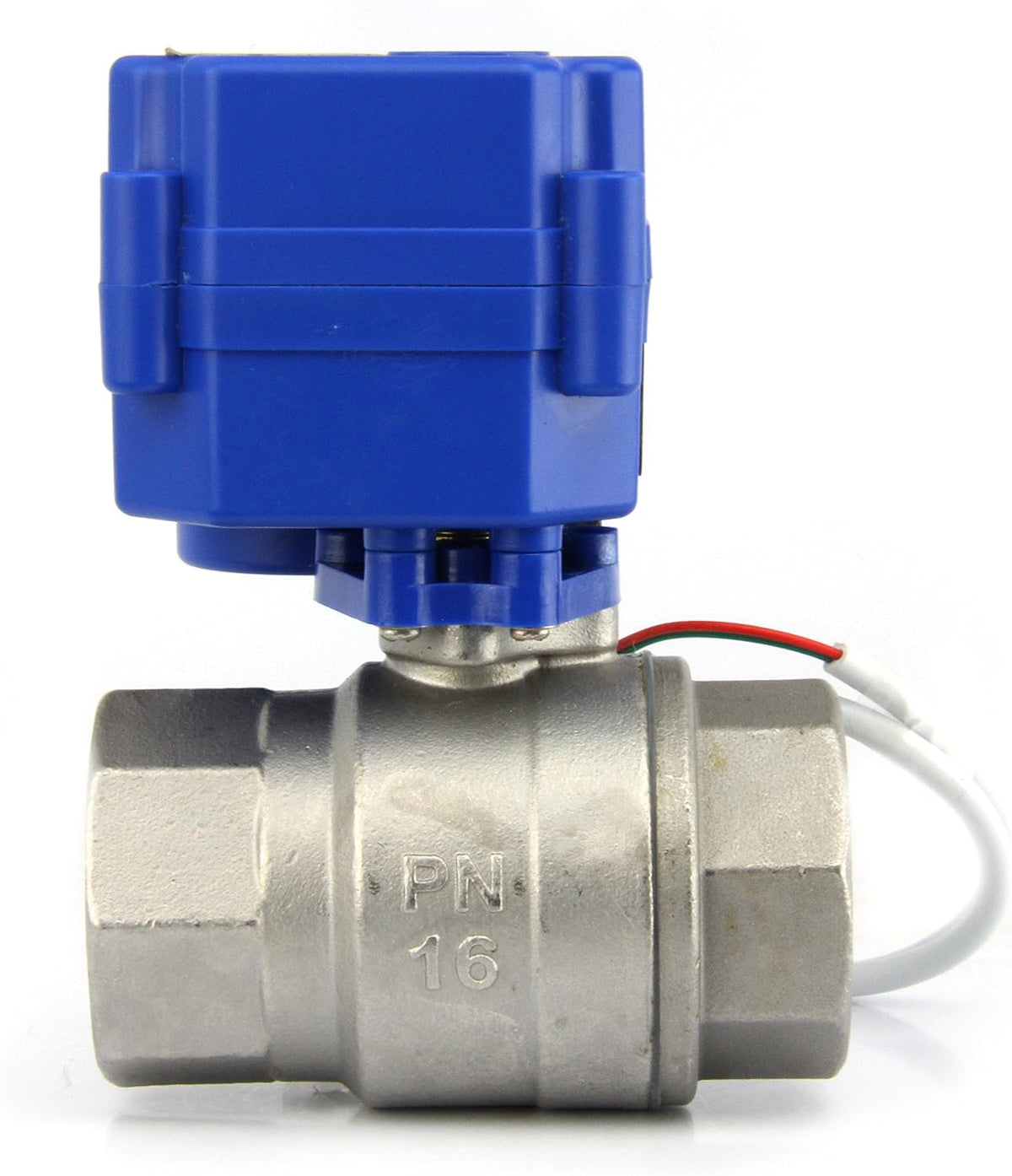 U.S. Solid Motorized Ball Valve- 1" NSF Certified 304SS Ball Valve with Full Port, 9-24V AC/DC and 2 Wire Auto Return Setup