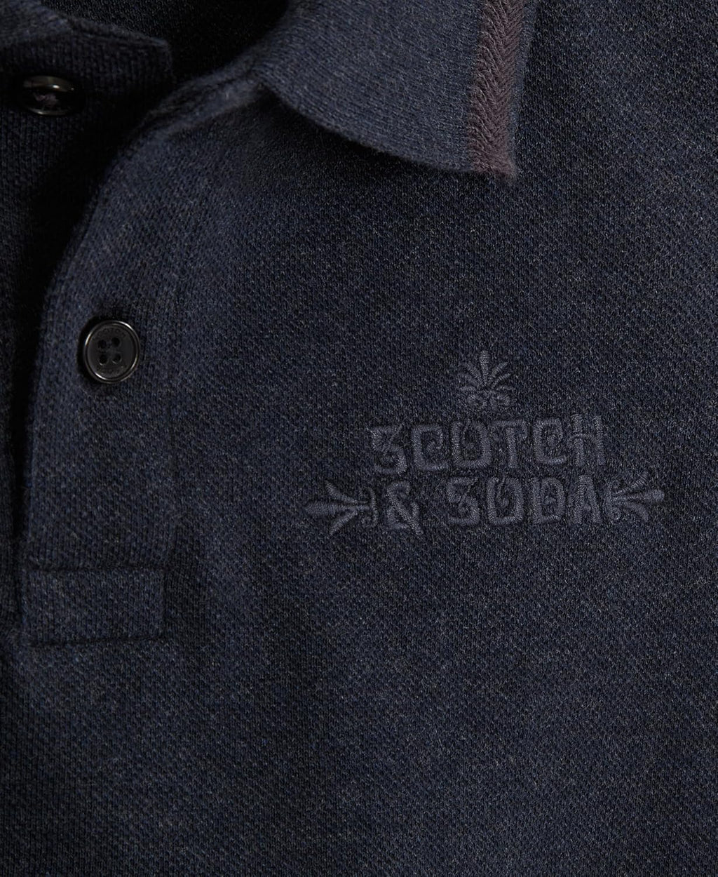 Scotch & Soda Boys' Classic Polo, Short Sleeve Collared Shirt, Embroidered Logo