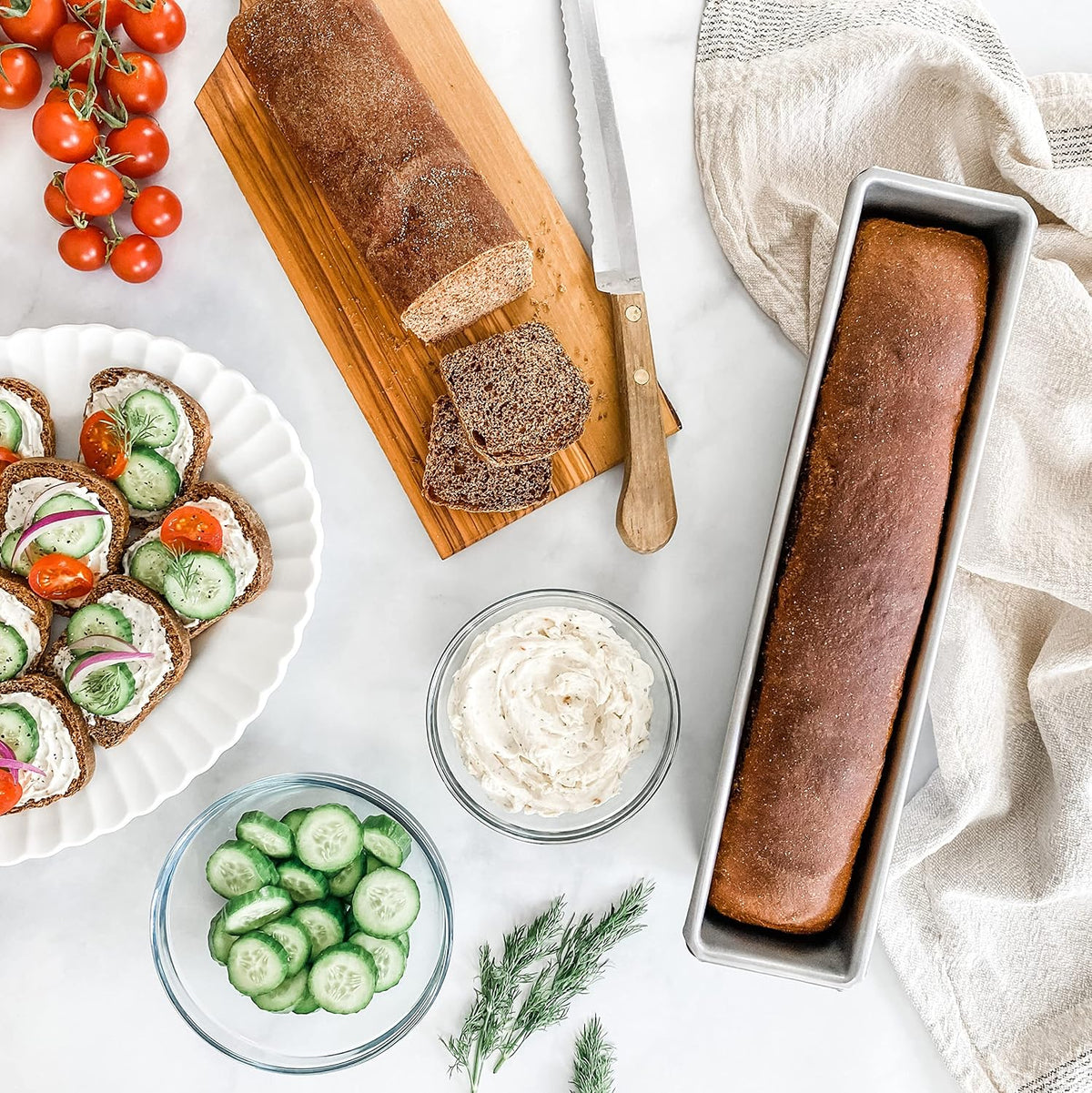 Bakeware Nonstick Cocktail Sandwich Loaf Pan
