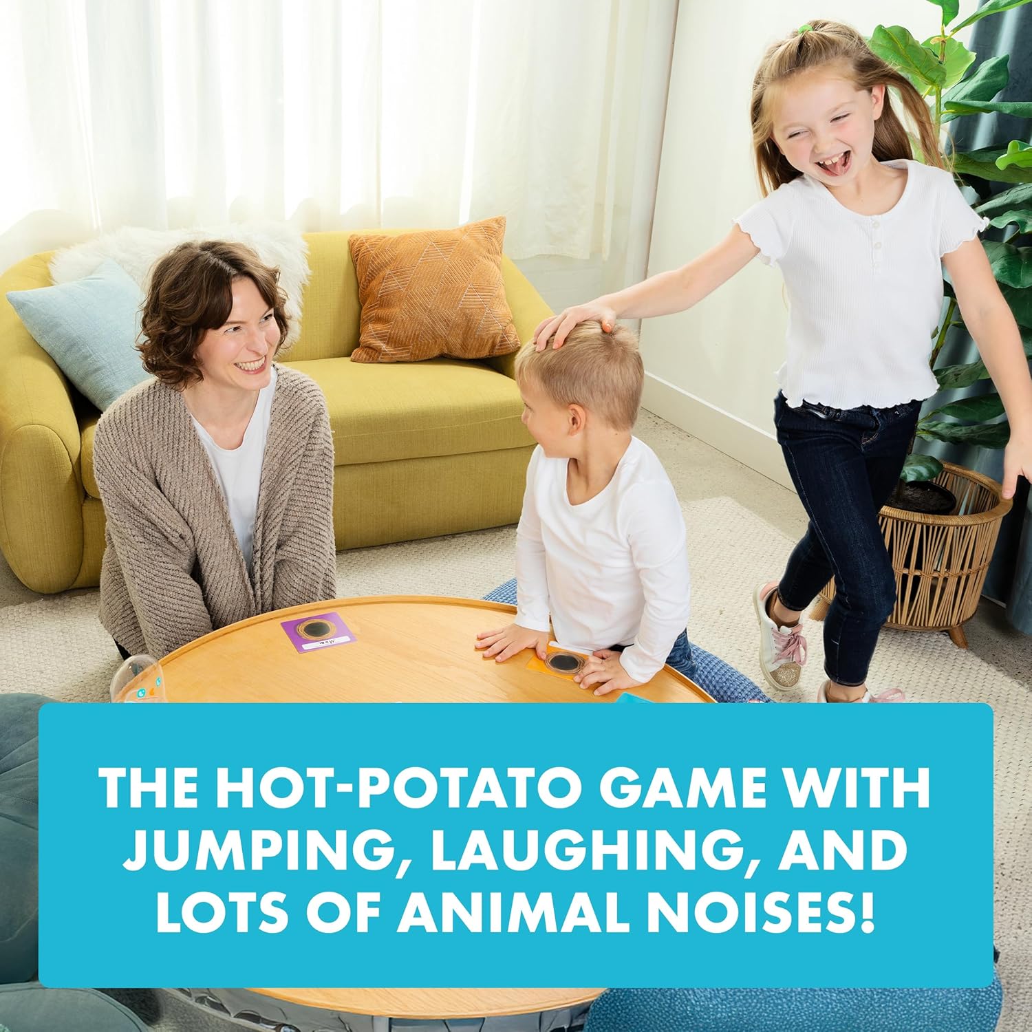 Hurry Up Chicken Butt 2-6 Players - Ages 4+ - 2 Minutes to Play - Hot Potato Style Card Game - Fun Card Game, Family