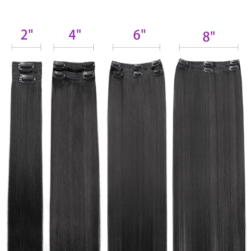 Affordable 14 Inch Yaki Straight Clip ins Human Hair Brazilian Yaki Straight Clip in Hair Extensions Unprocessed