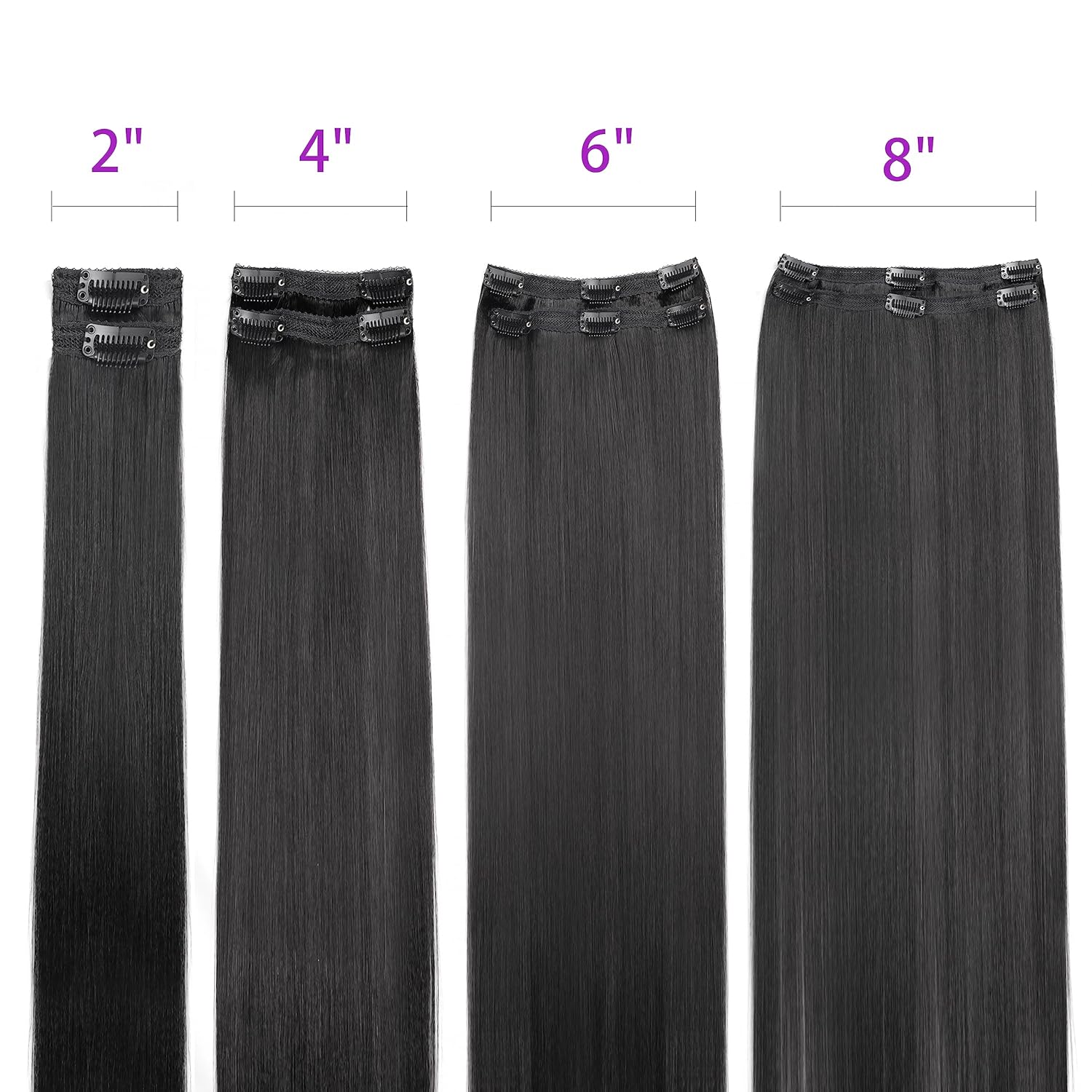 Affordable 14 Inch Yaki Straight Clip ins Human Hair Brazilian Yaki Straight Clip in Hair Extensions Unprocessed
