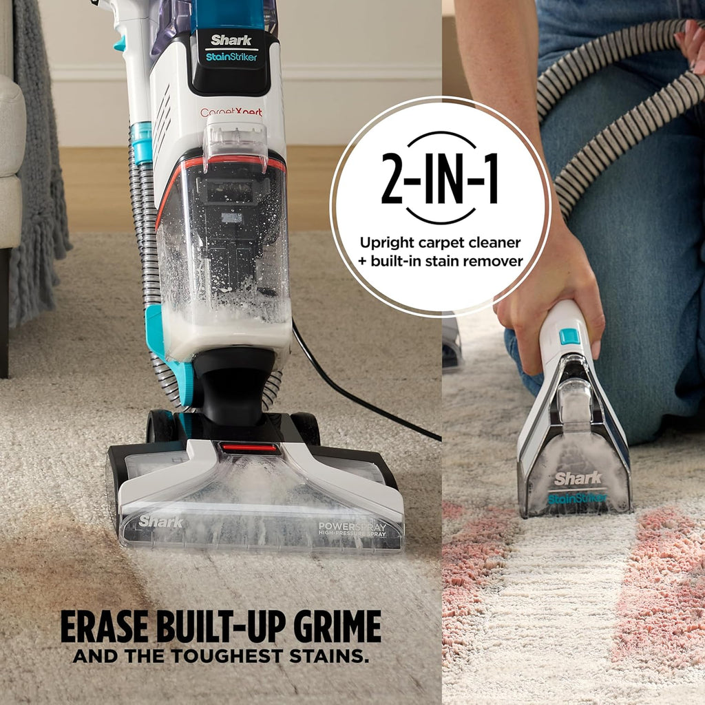 CarpetXpert StainStriker Carpet & Upholstery Cleaner, 3 Tools, EX201 | For Carpet, Upholstery & Rugs, Dirt, Tough