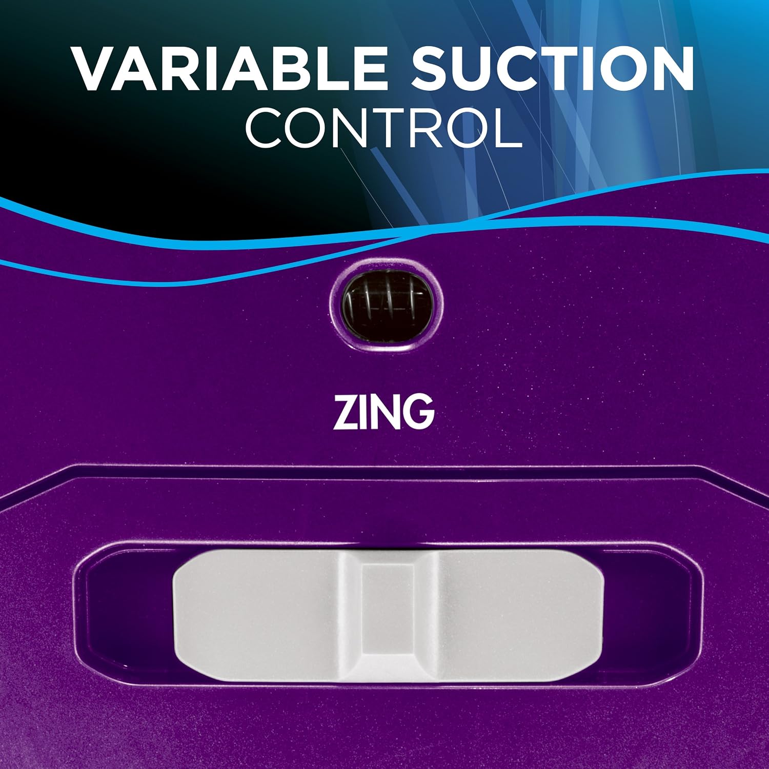 Zing Lightweight, Bagged Canister Vacuum, Purple, 2154A