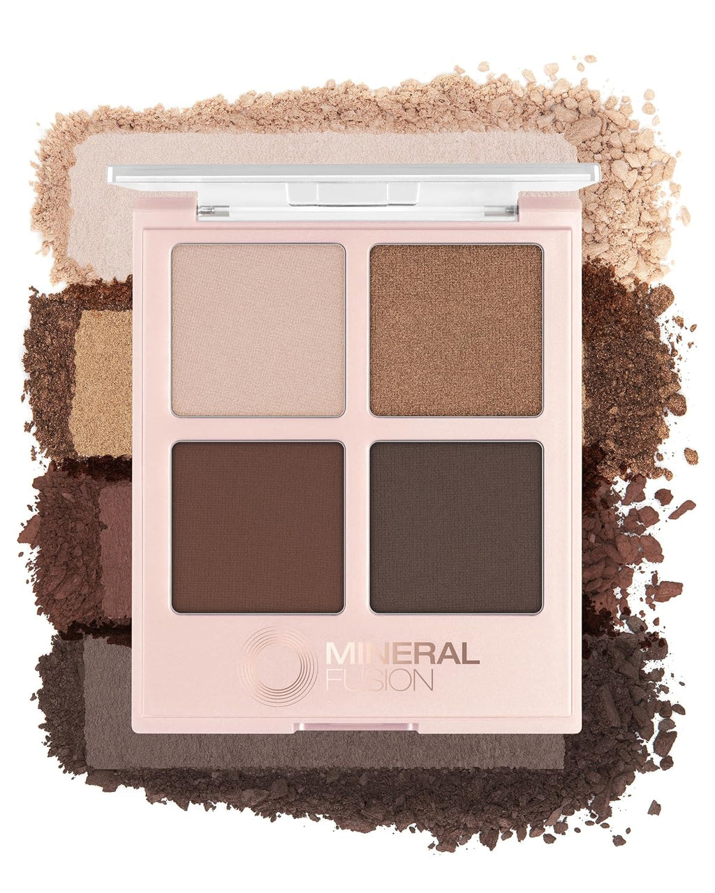Eyeshadow Palette (Coffee Break) | Vegan Eye Makeup with Matte, Satin, and Shimmer Finishes, Natural, Lightweight