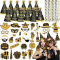 56 PCS New Year’s Eve Party Supplies for New Year's Eve Party Favors | New Year’s Eve Party Supplies Including Happy