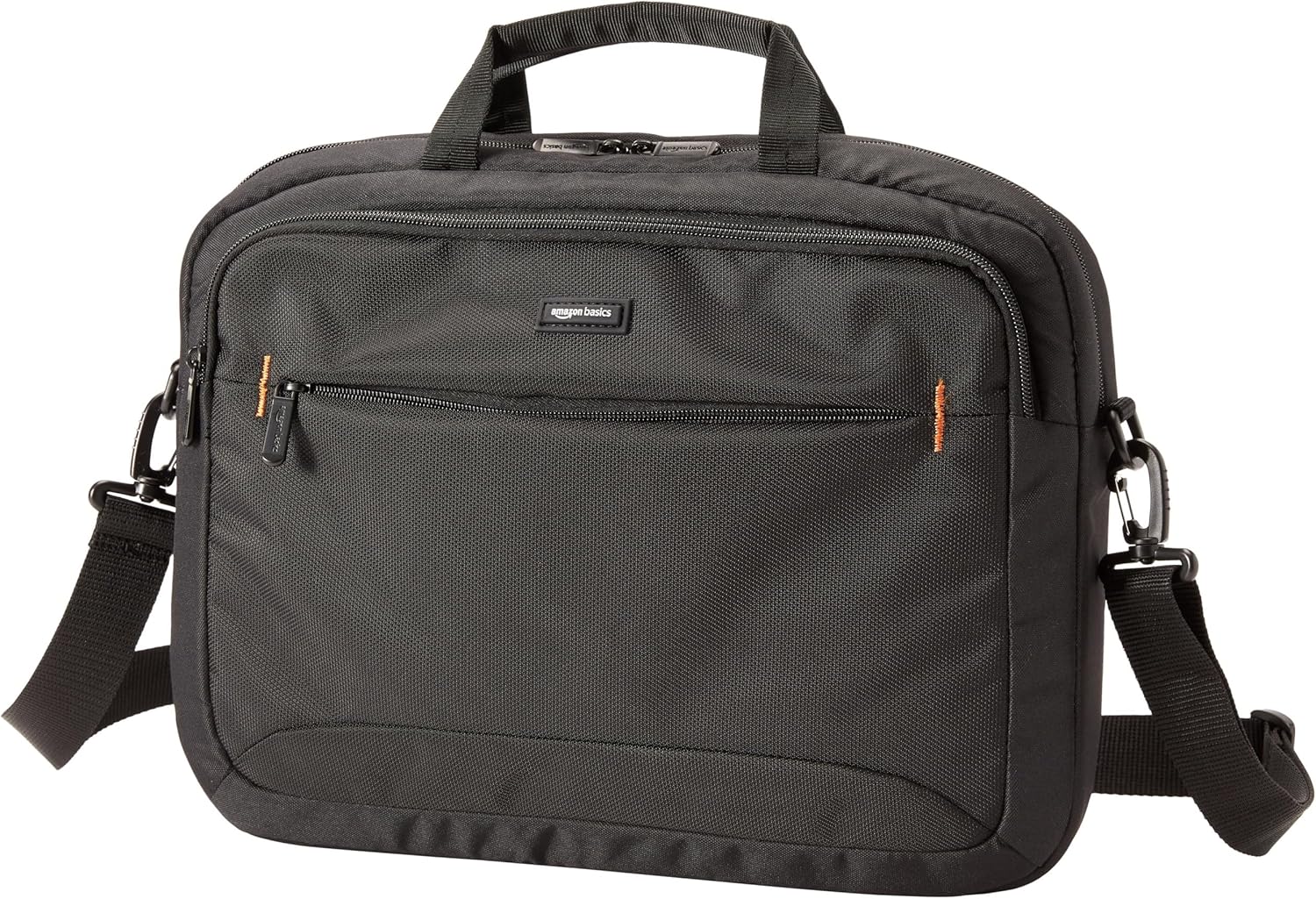15.6 in Laptop Bag with Shoulder Strap and Handle, Large Capacity, Spacious Compartments, Black