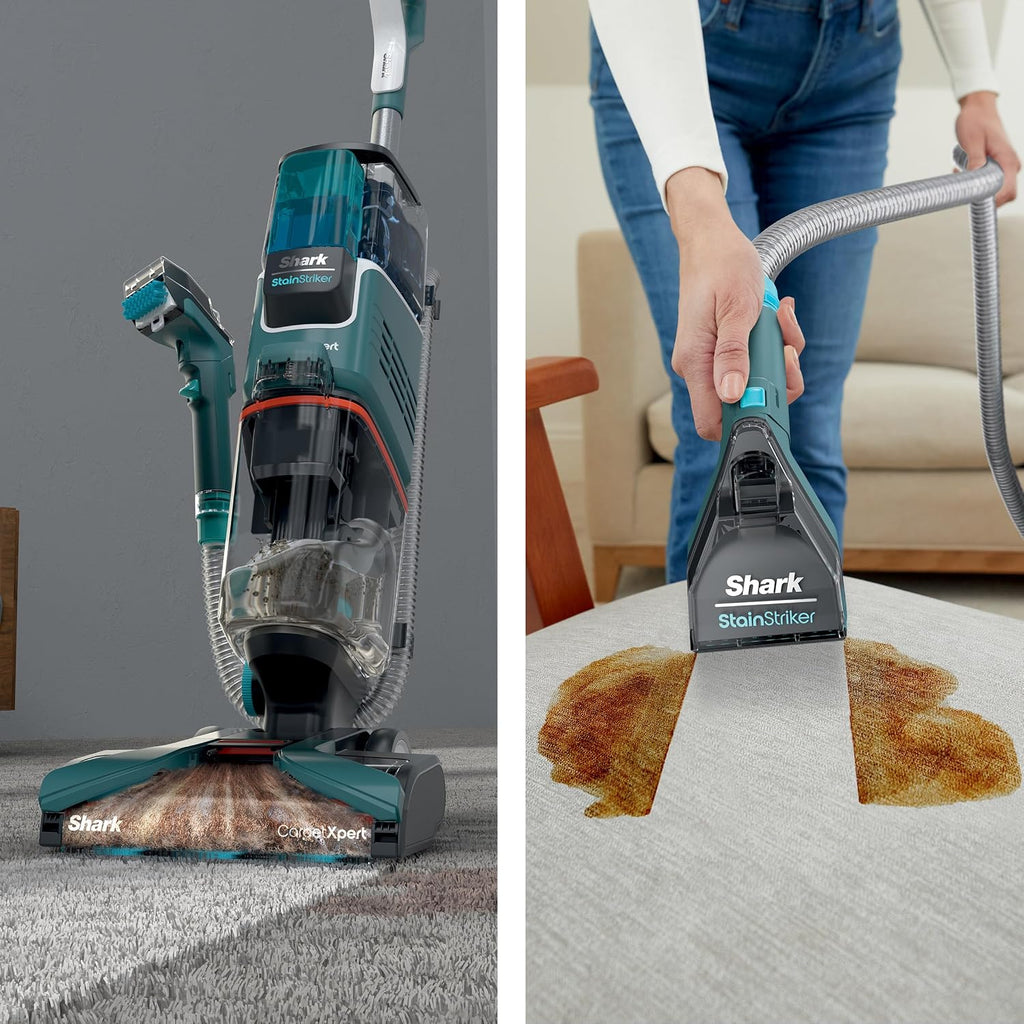 R-EX205 CarpetXpert with Stainstriker Deep Carpet Cleaner, Teal - Certified Refurbished