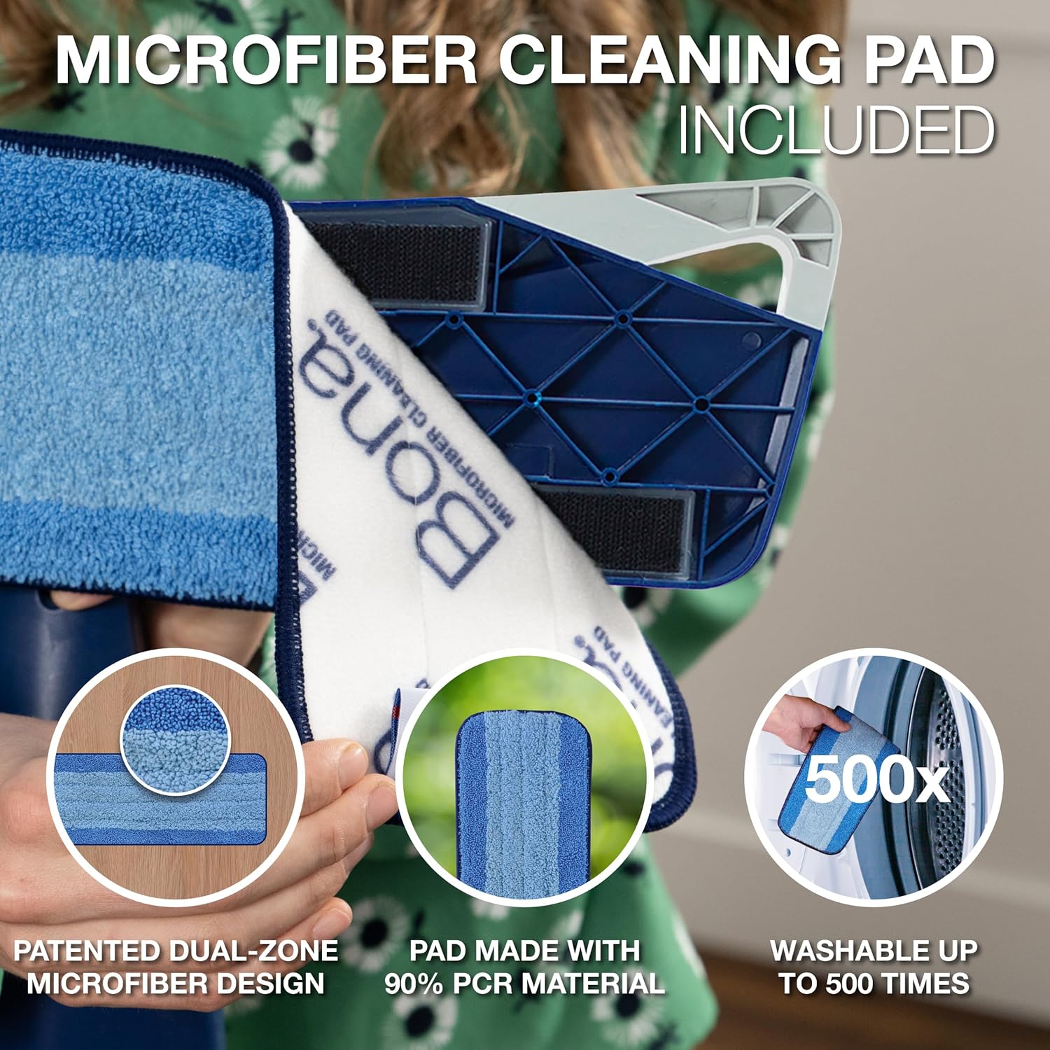 Premium Sweep & Clean Mop for Multi-Surface floors