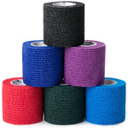 Self Adhesive Bandage Wrap, 2" x 5 Yards, 6 Pack