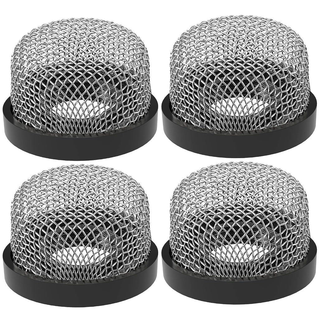 4 Pack 3/4 Inch-14 Stainless Steel Mesh Strainer for Livewell Pumps
