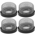4 Pack 3/4 Inch-14 Stainless Steel Mesh Strainer for Livewell Pumps