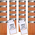 20 Pcs Mini Clipboard Wood Check Presenters Restaurant Clipboards
