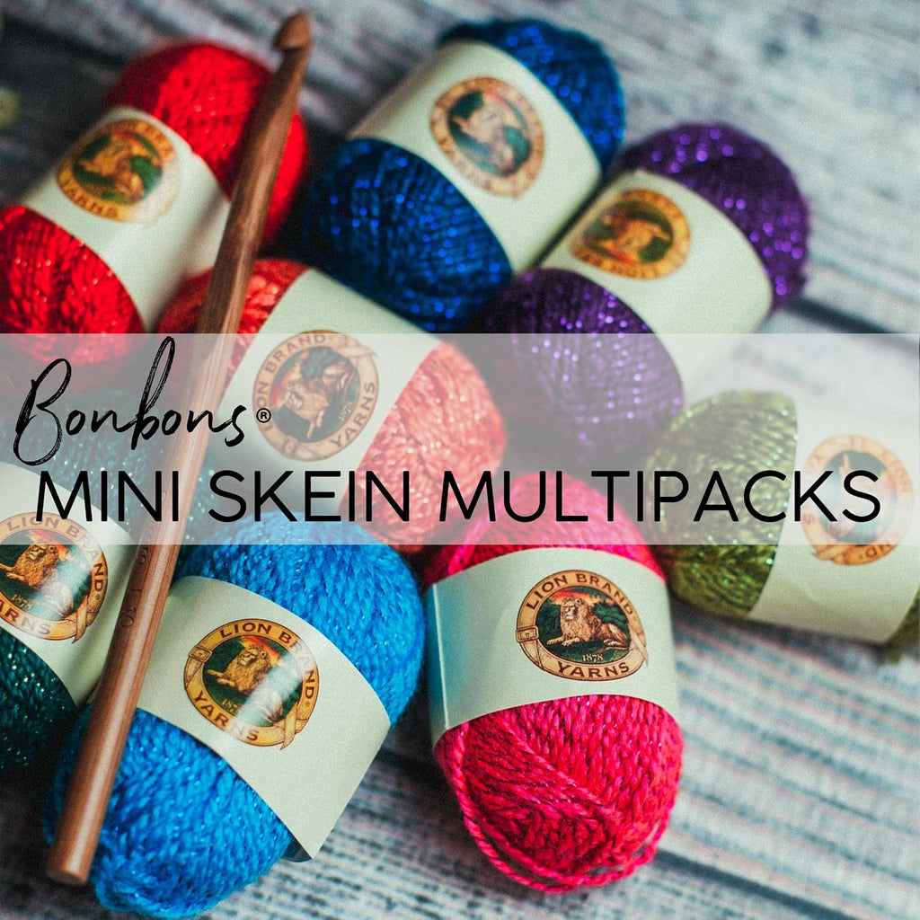 BonBons Yarn Pack Party | Small, Colorful, Lightweight Yarn Skein Pack for Colorwork, Embroidery, Friendship