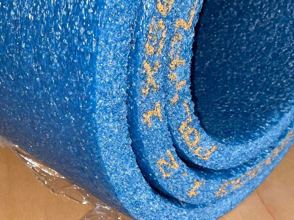 Blue Closed Cell Chemically Crosslinked Polyethylene Foam Planks 24" x 90" x 1" Thick Shock Absorbing, Excellent