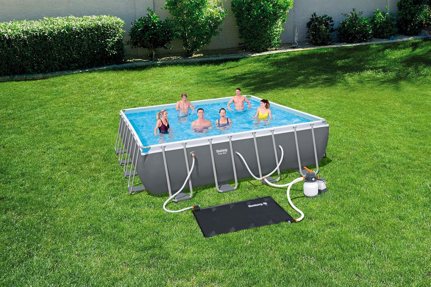 Solar-Powered Pool Heating Pad
